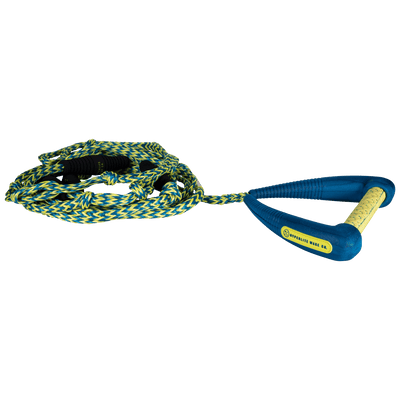 25 Pro Surf Rope w/Handle Blue/Ylw